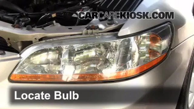 1999 Honda Accord LX 3.0L V6 Sedan (4 Door) Lights Daytime Running Light (replace bulb)